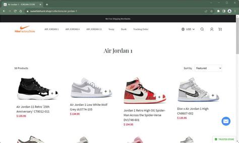 nike store top website scam